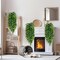 4Pcs Fake Hanging Plants 2.7ft Fake Plants UV Resistant (Photos Ivy Vines) 16.5"D x 2.36"W x 4.53"H
